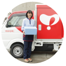 ヨシケイスタッフが毎日お届け!